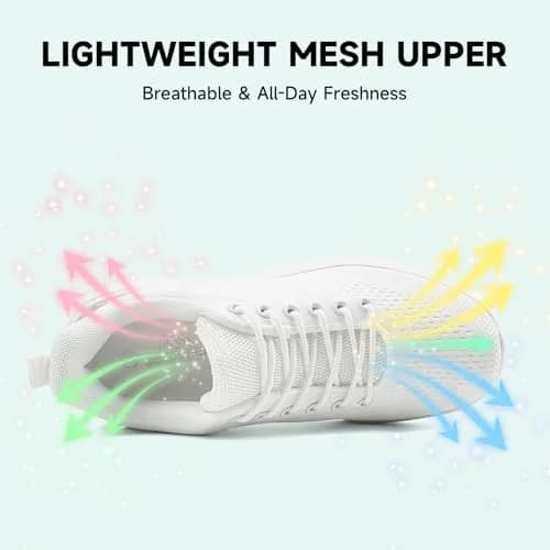 Women’s Road Running Shoes Lightweight Breathable Sneakers for Women, Cushioned Gym Shoes for Women, Comfortable Running Shoes for Women for Running, Gym & Daily Training