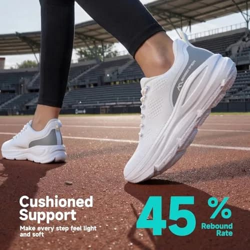 Women’s Road Running Shoes Lightweight Breathable Sneakers for Women, Cushioned Gym Shoes for Women, Comfortable Running Shoes for Women for Running, Gym & Daily Training