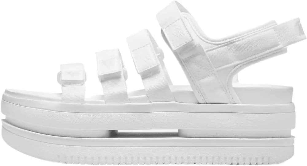 Women's Icon Classic Sandal NA White/Pure Platinum-White (DH0224 100), White/Pure Platinum-white, 12
