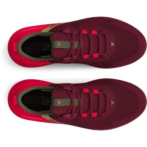 Unisex-Adult Project Rock Red One Blood Sweat Respect 4 Sneaker