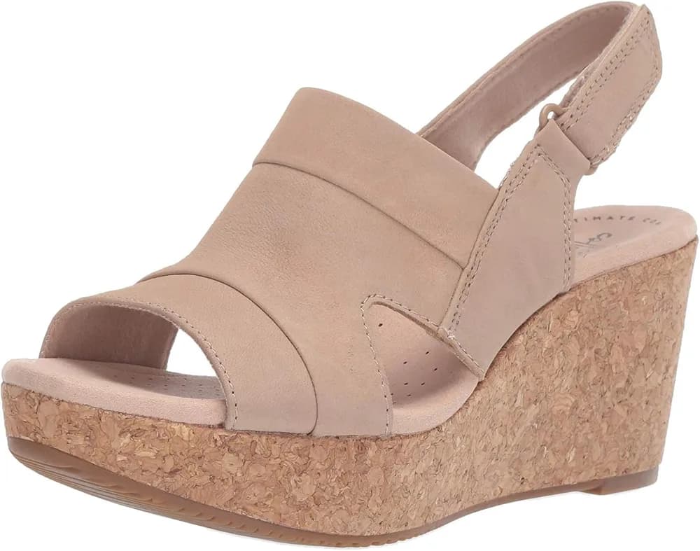 womens Annadel Ivory Platform & Wedge Sandals