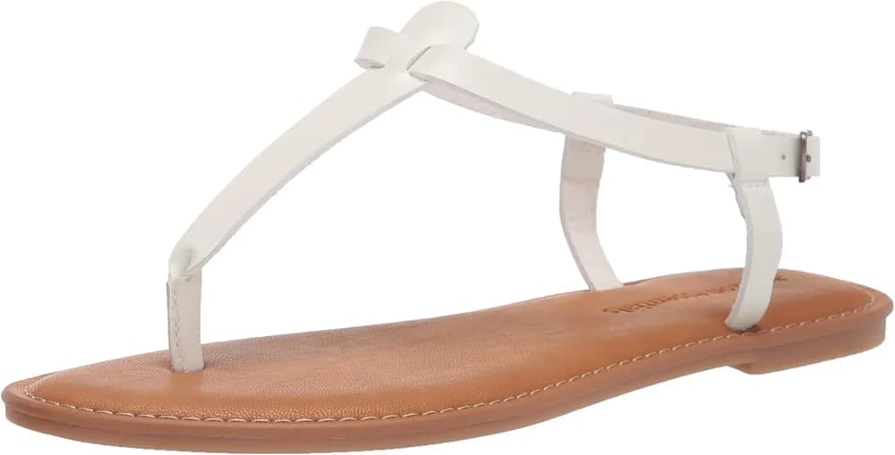 womens Casual Thong With Ankle Strap Sandal