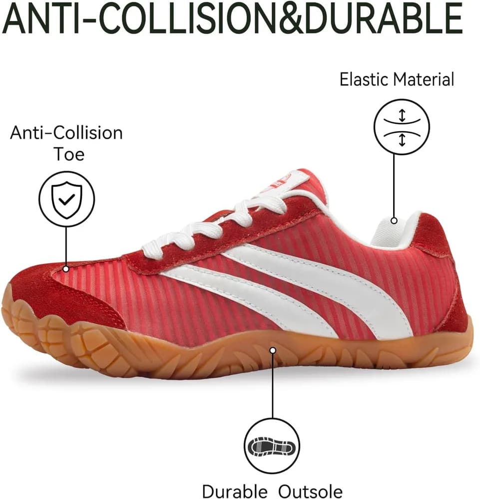 Barefoot Shoes for Women Casual Sneakers Wide Toe Box Barefoot Shoes Minimalist Trail Running Shoes Non-Slip Lightweight Breathable Comfortable Fashion Walking Hiking Shoes Unisex