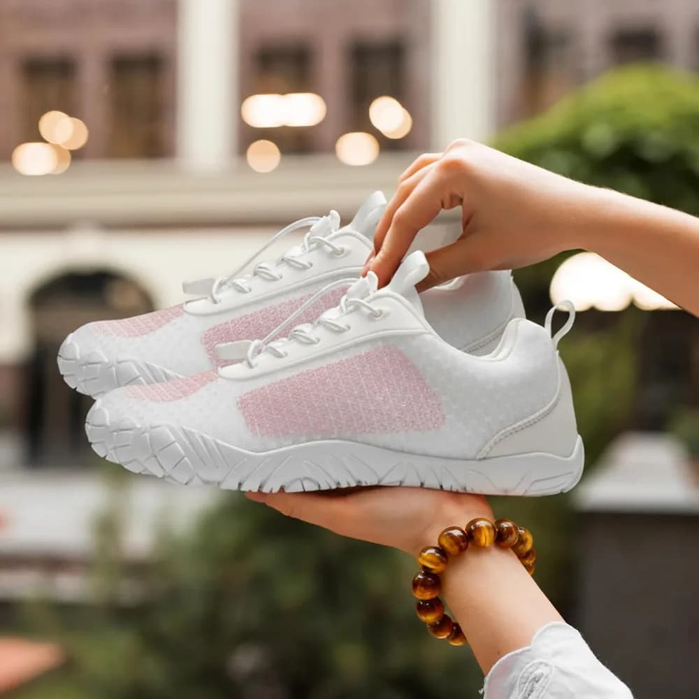 Hiking Cloud-Like Barefoot Shoes Women Footwear,Minimalist Trail Running Shoe for Women,Wide Toe Box Zero Drop Slight Arch-Support Breathable Walking Shoes,Non-Slip Flexible Gym Workout Shoes