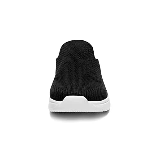 Women's Walking Mules with Arch Support Comfortable Breathable Slip-On Sneakers