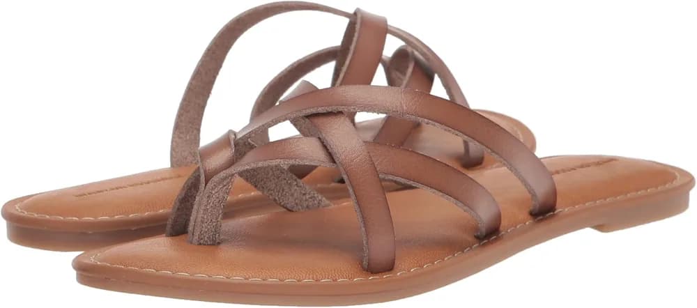 womens Strappy Slide Flat Sandal Sandal