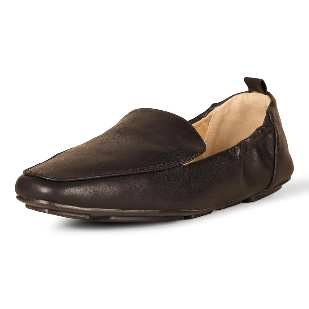 Womens Square Toe Soft Slip on Loafer