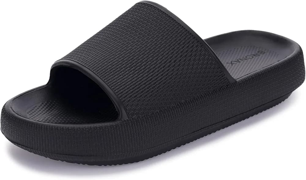 Pillow Slippers for Women and | House Slides Shower Sandals | Cushioned Thick Sole