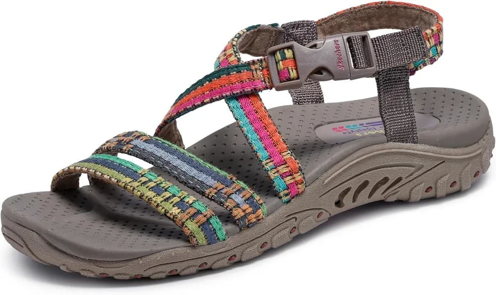 Women's Reggae-Sew Me-Boho Woven Strappy Slingback Sandal