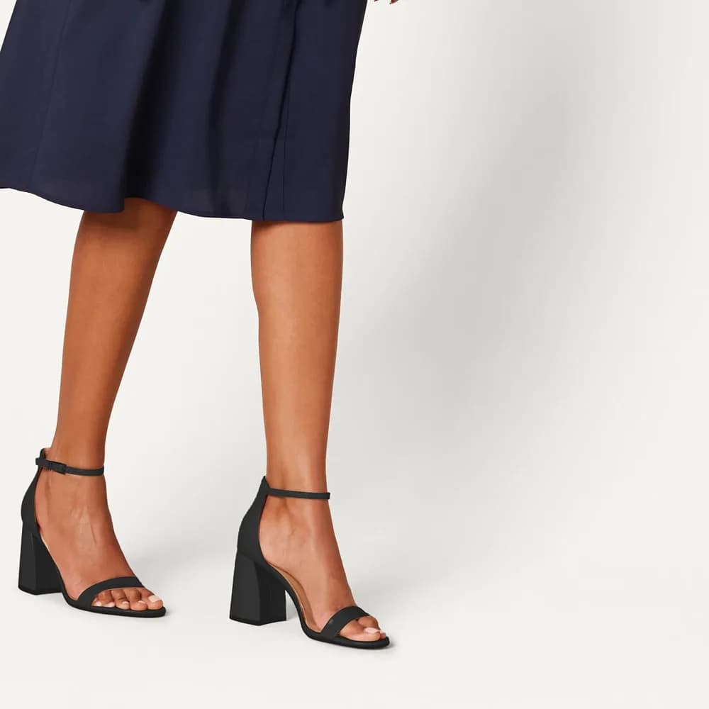 Women's Ankle Strap Block Heel Nola Sandals