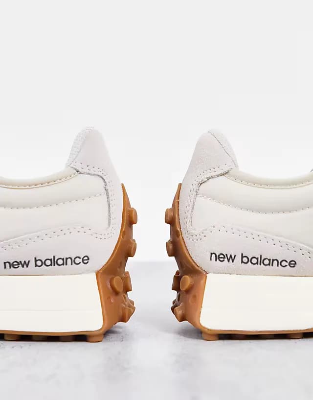 327 sneakers in off-white with leopard print detail
