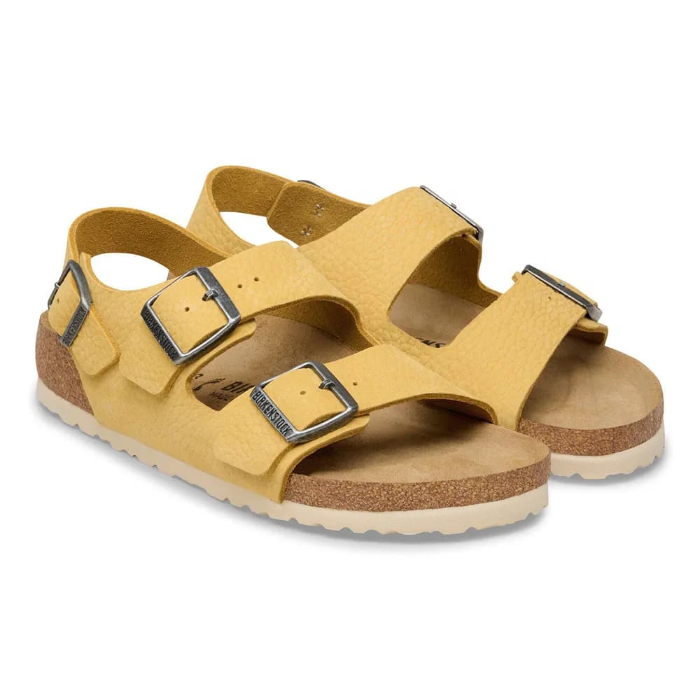 Milano Nubuck Leather Archive Yellow