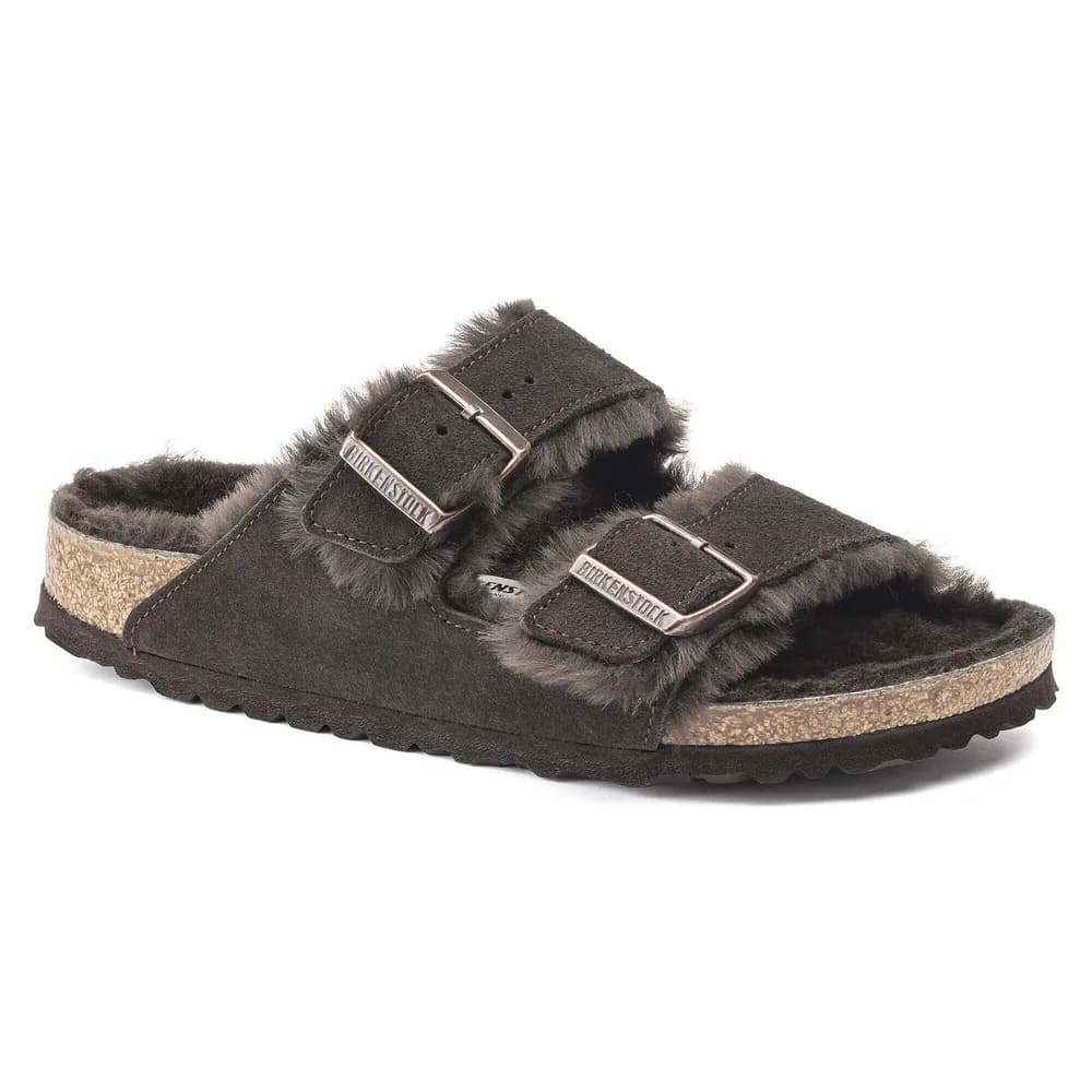 Arizona Shearling Suede Leather-Shearling New Navy