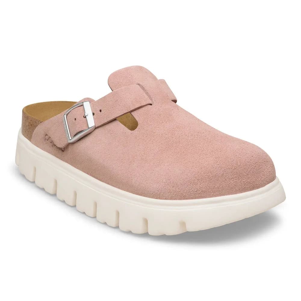 Boston Chunky Suede Leather Berry Crush