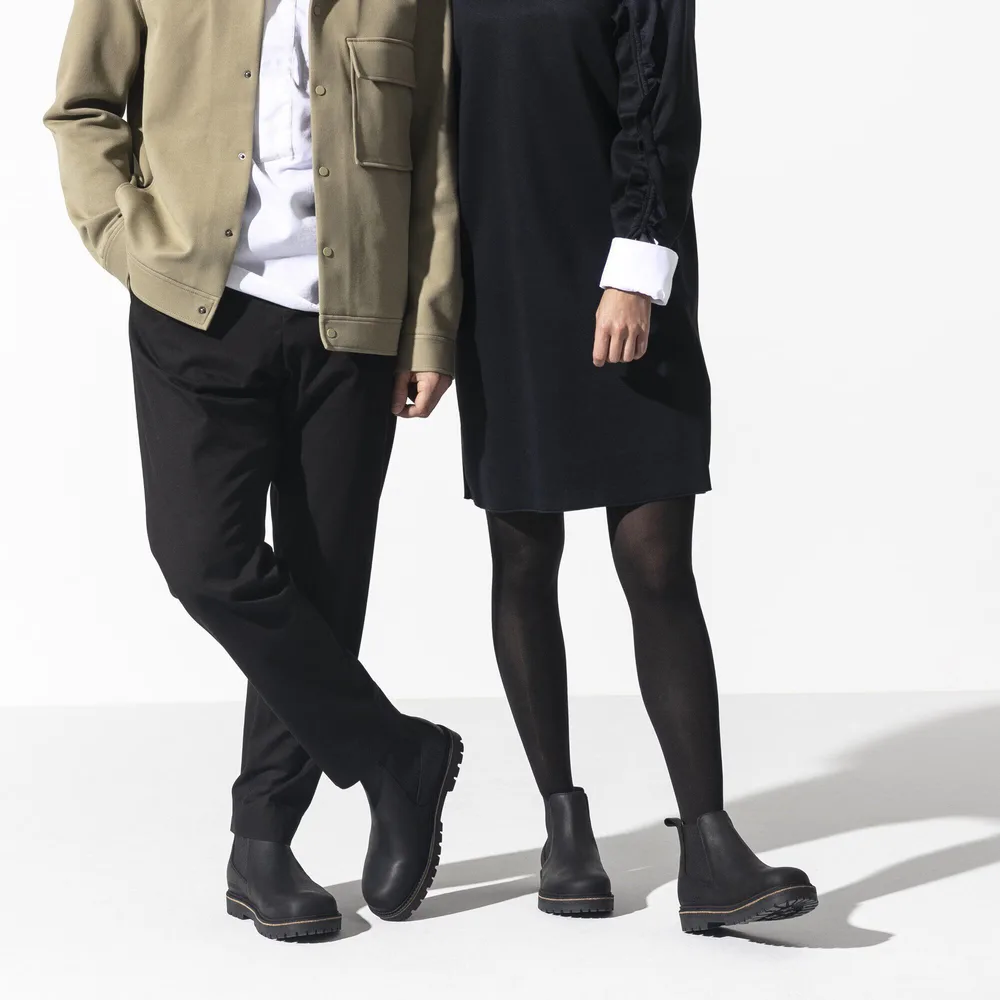 Stalon Nubuck Leather Black