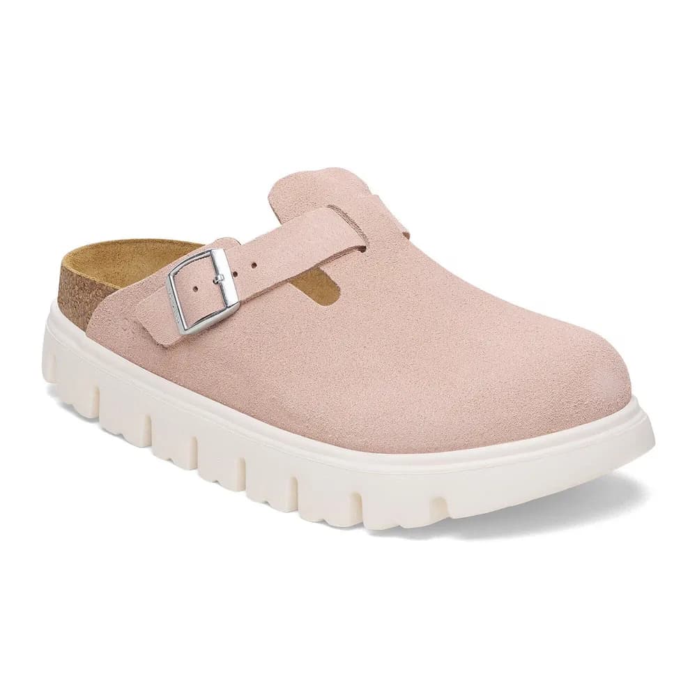 Boston Chunky Suede Leather Berry Crush