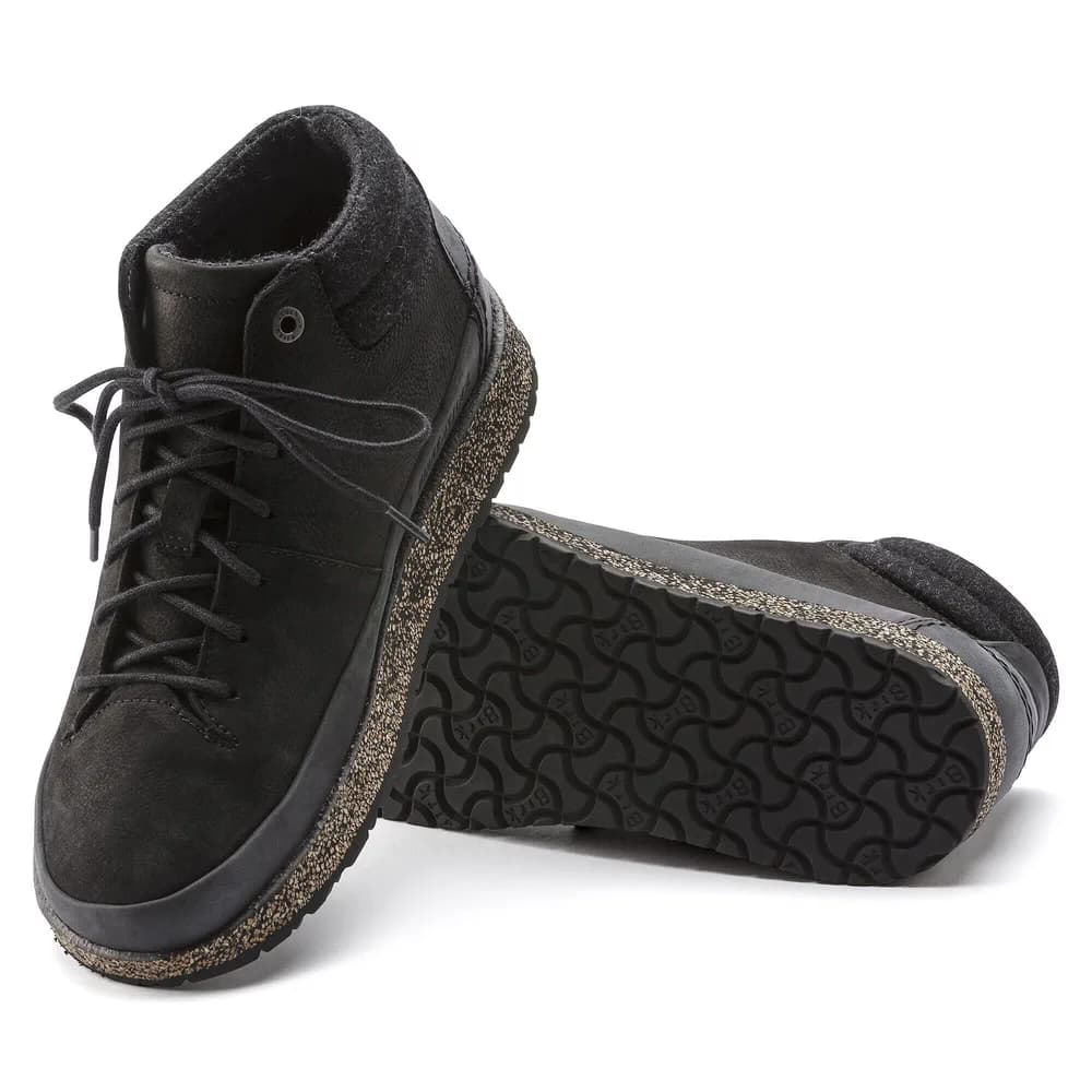 Honnef High Nubuck Leather Black