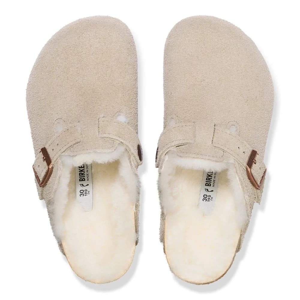 Boston Shearling Kids Suede Leather/Fur