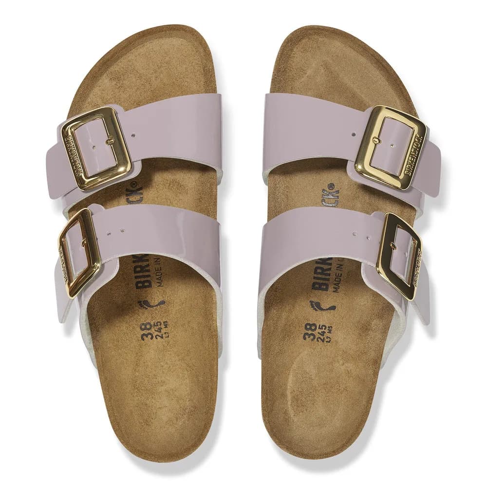 Sydney Luxe Buckle Birko-Flor Patent Patent Faded Purple