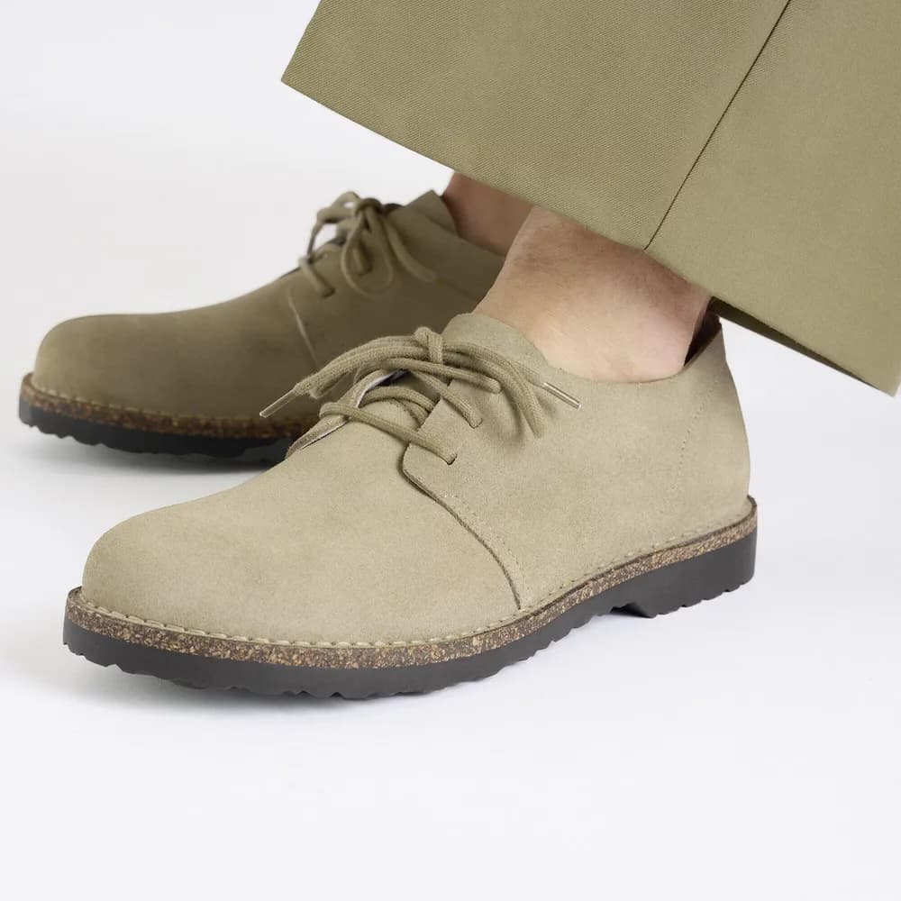 Uppsala Low Suede Leather Faded Khaki