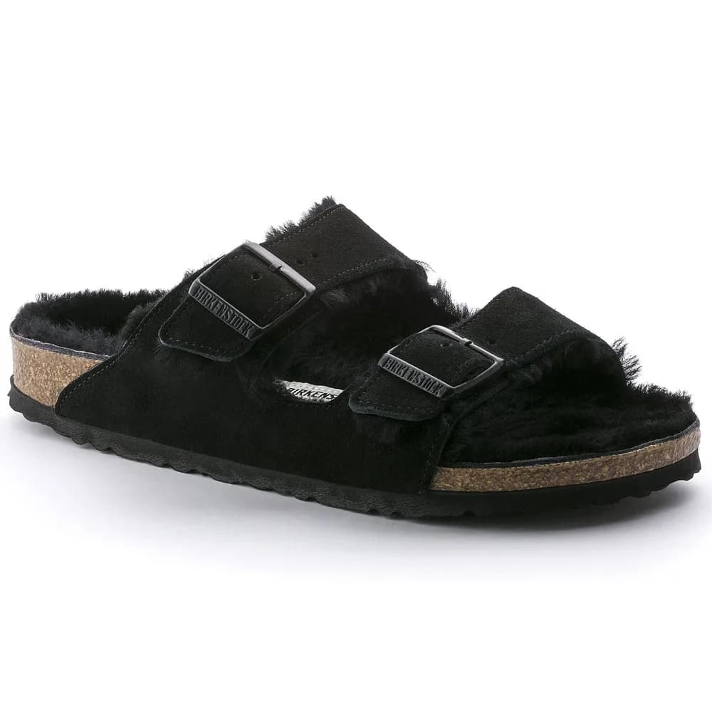 Arizona Shearling Suede Leather-Shearling New Navy