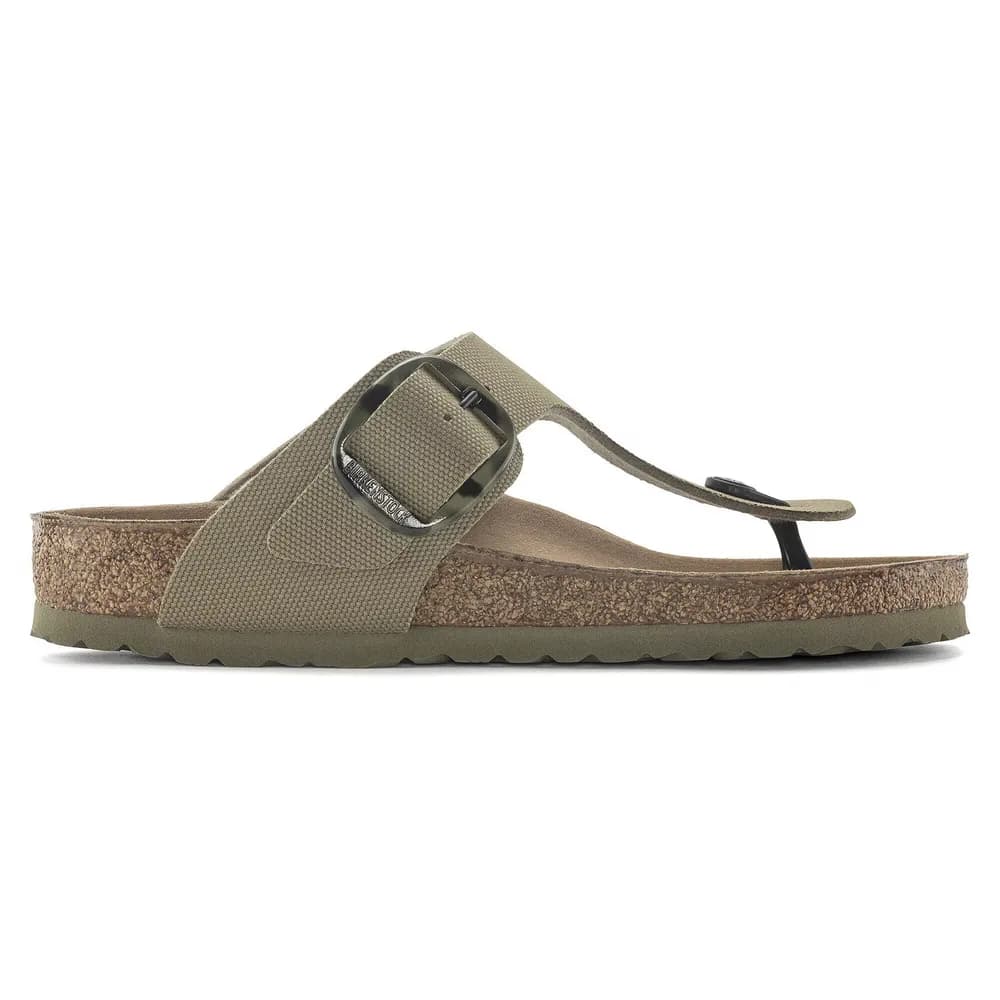 Gizeh Vegan Big Buckle Textile Faded Khaki