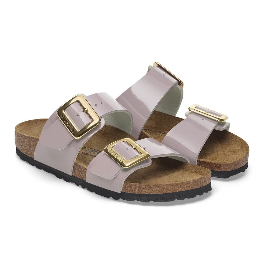 Sydney Luxe Buckle Birko-Flor Patent Patent Faded Purple