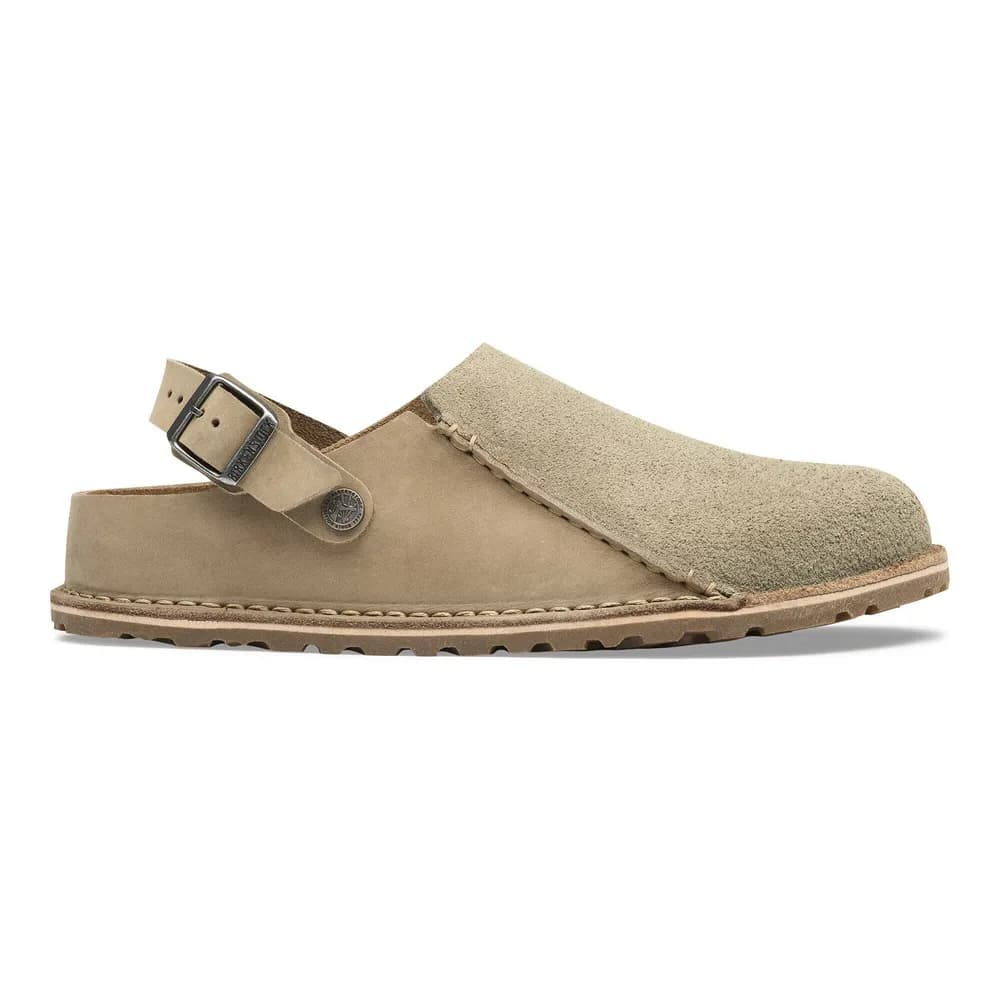 Lutry Premium Shearling Nubuck Leather/Suede Taupe
