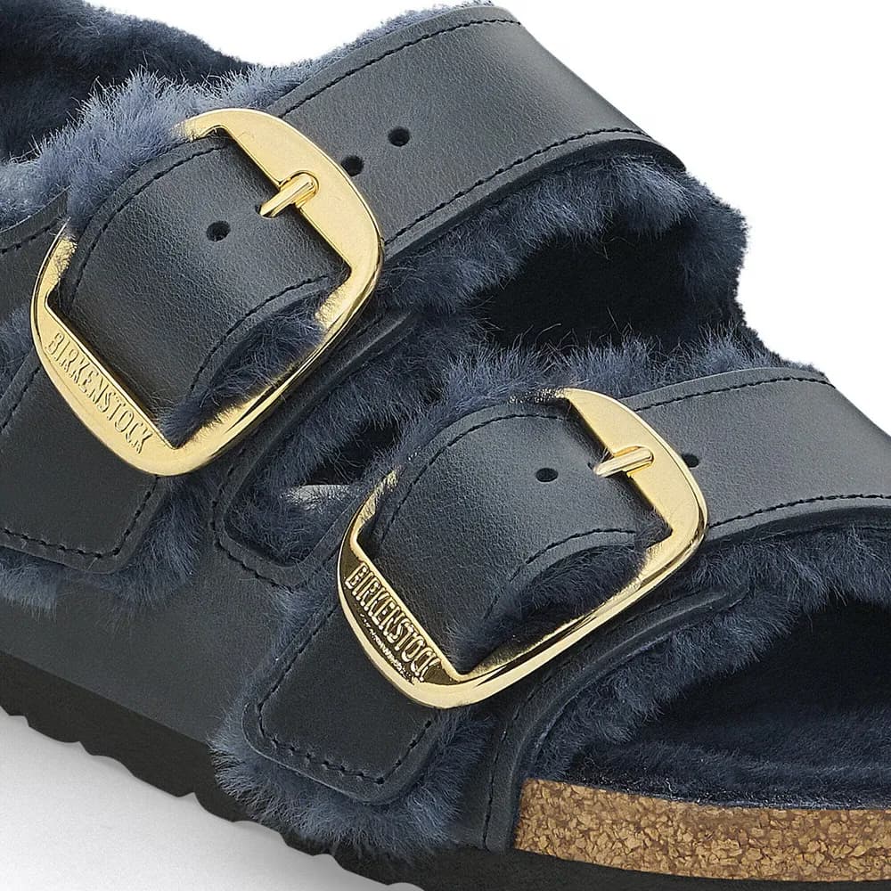 Milano Big Buckle Shearling Natural Leather Oiled