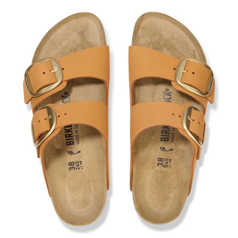 Arizona Big Buckle Nubuck Leather Burnt Orange