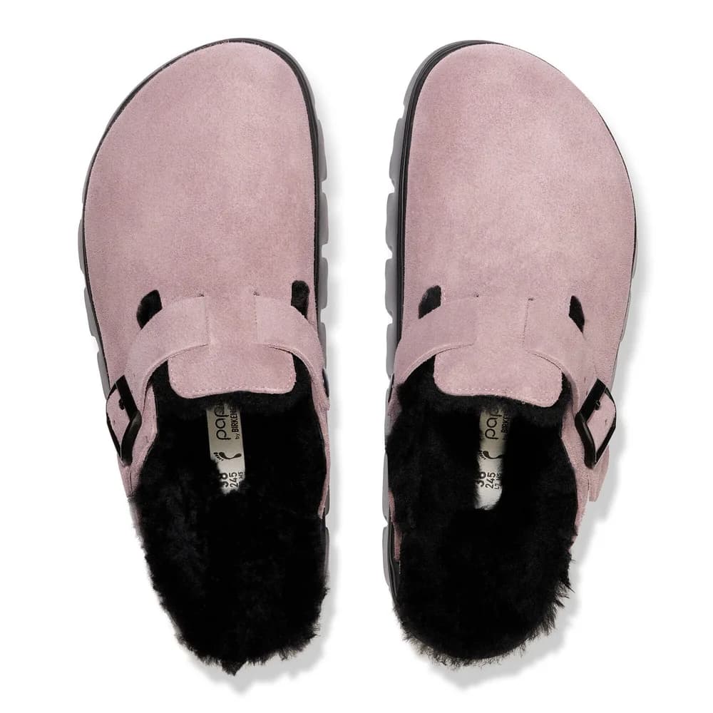 Boston Chunky Shearling Suede Leather