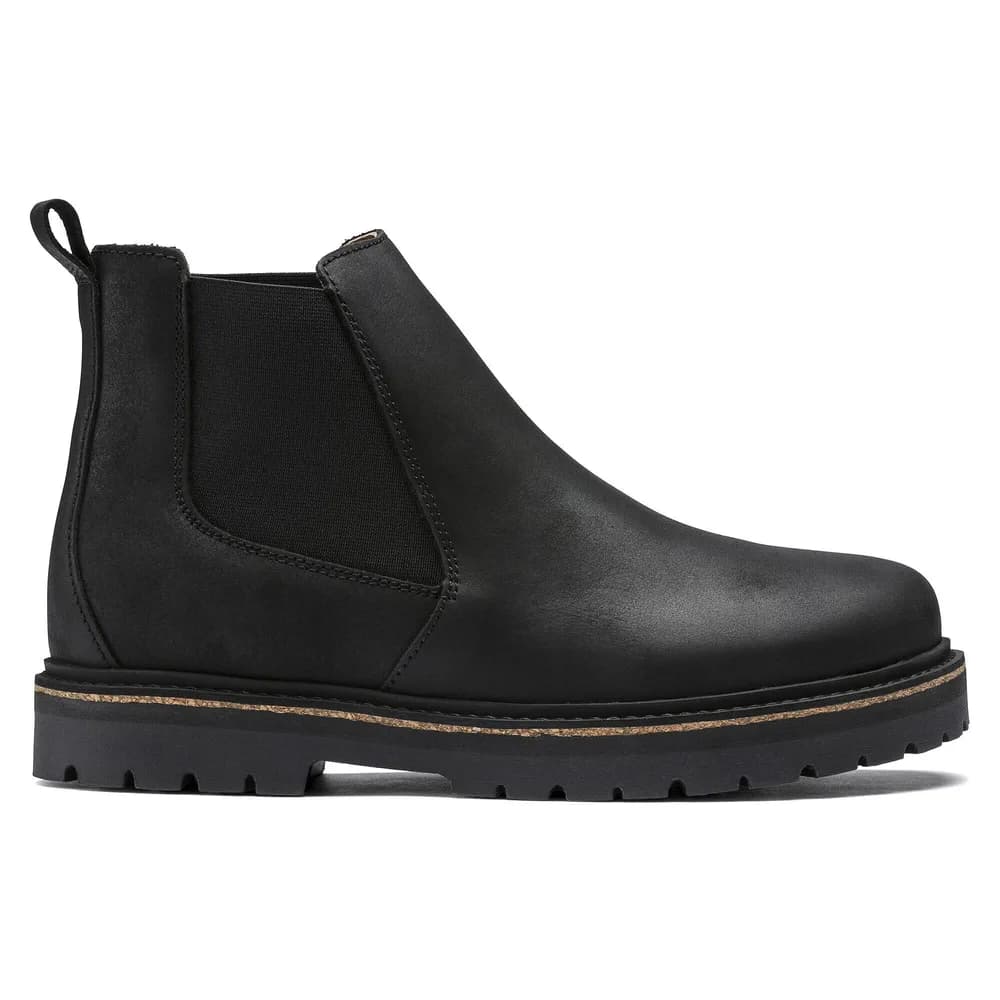 Stalon Nubuck Leather Black
