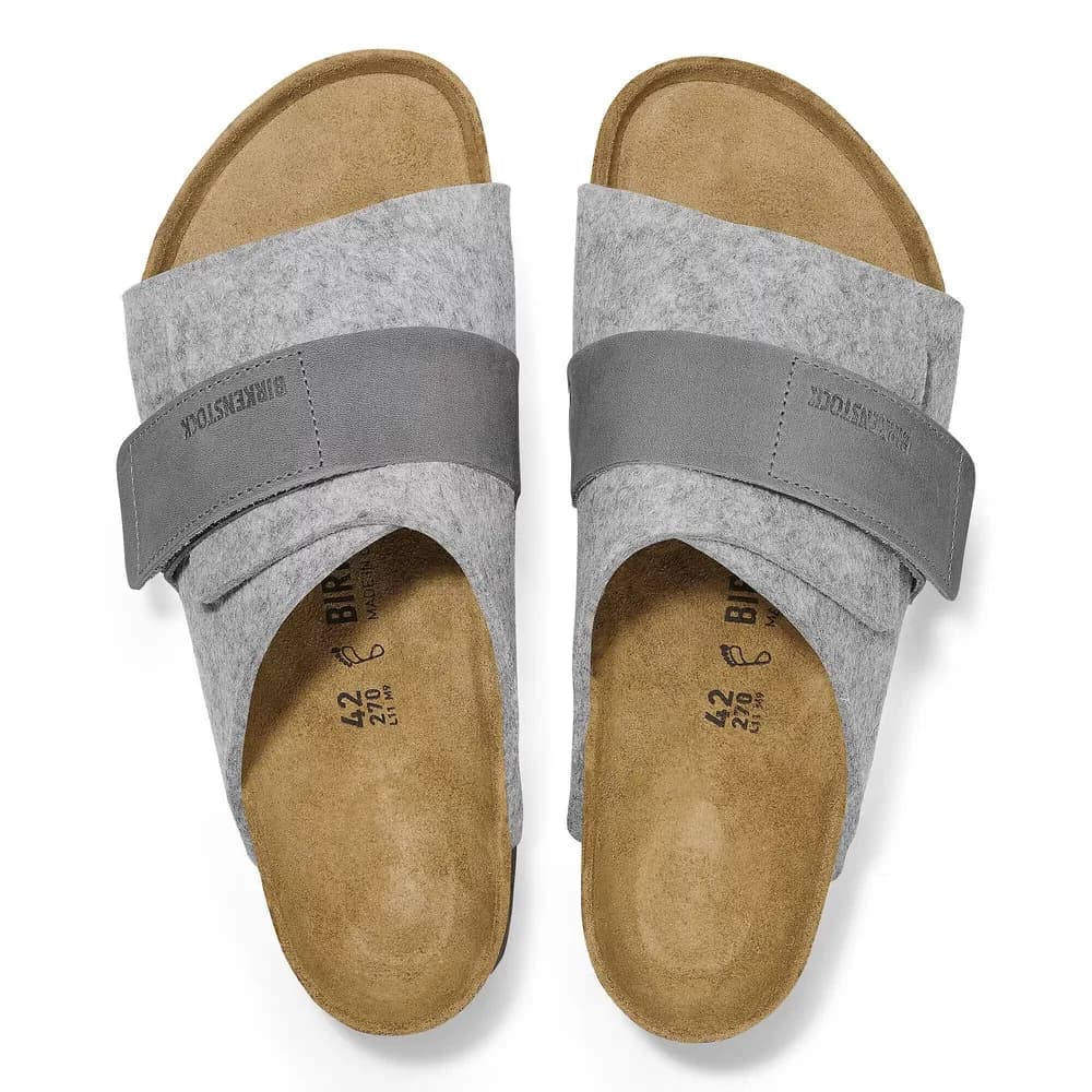 Kyoto Leather/Textile/Felt Light Gray