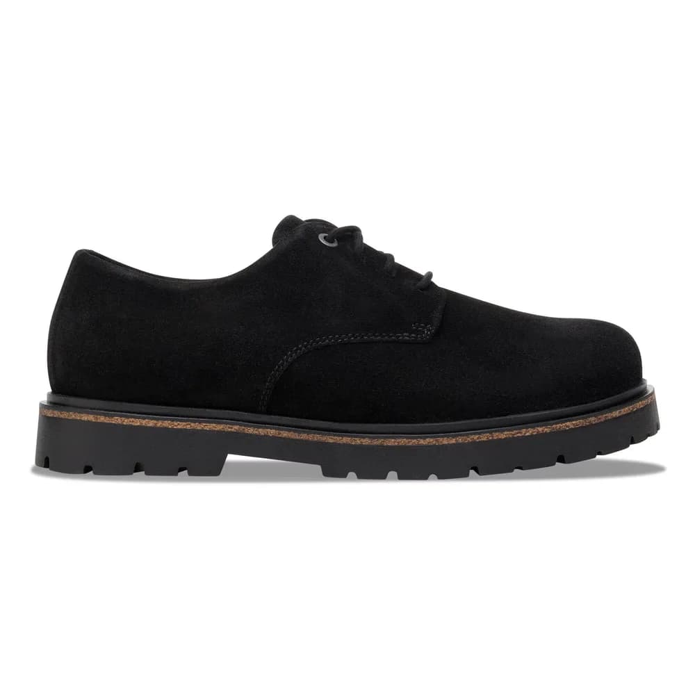 Highwood Lace Low Suede Leather Black