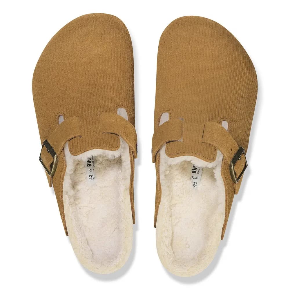 Boston VL Corduroy Teddy Shearling Suede Leather/Fur