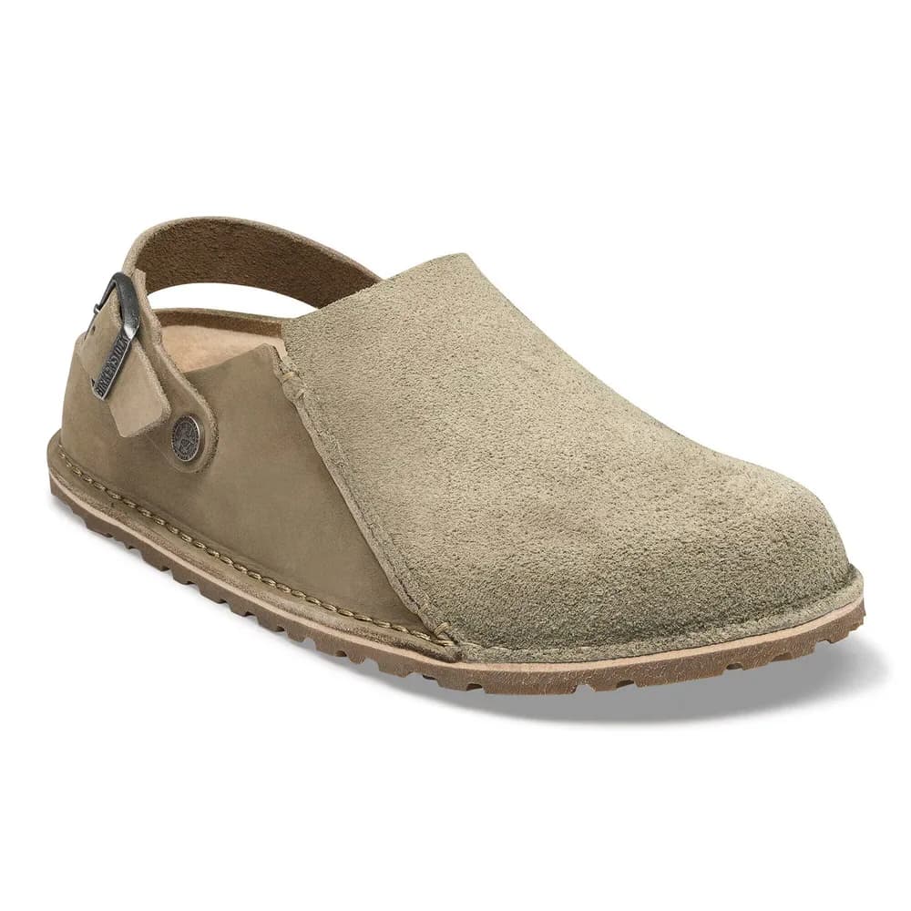 Lutry Premium Shearling Nubuck Leather/Suede Taupe