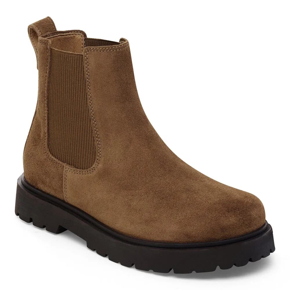 Highwood Slip On Women Suede Leather Mocha