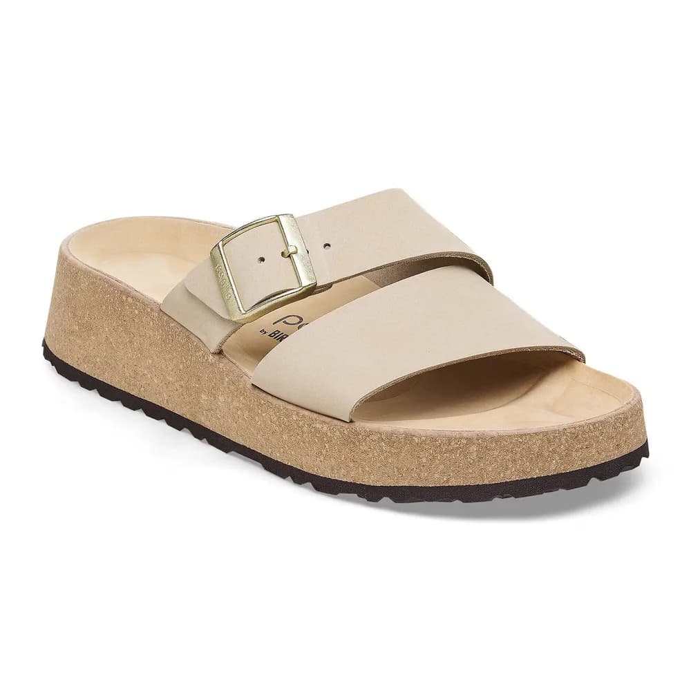 Almina Nubuck Leather Pecan