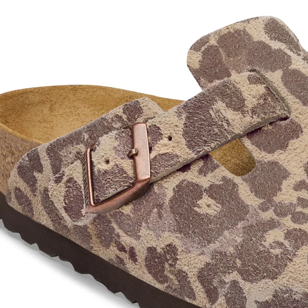 Boston Suede Leather Leo Sandcastle