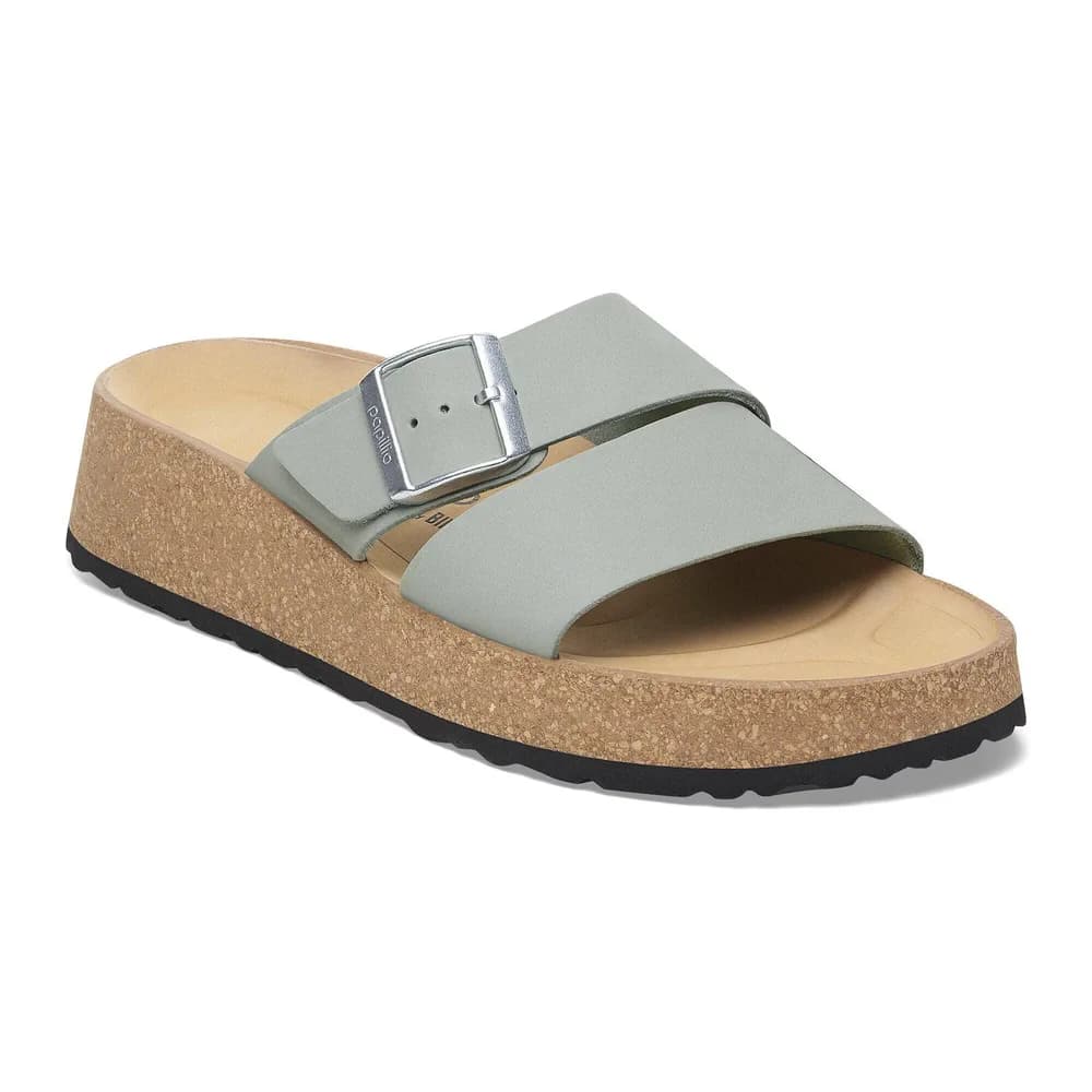 Almina Nubuck Leather Pecan