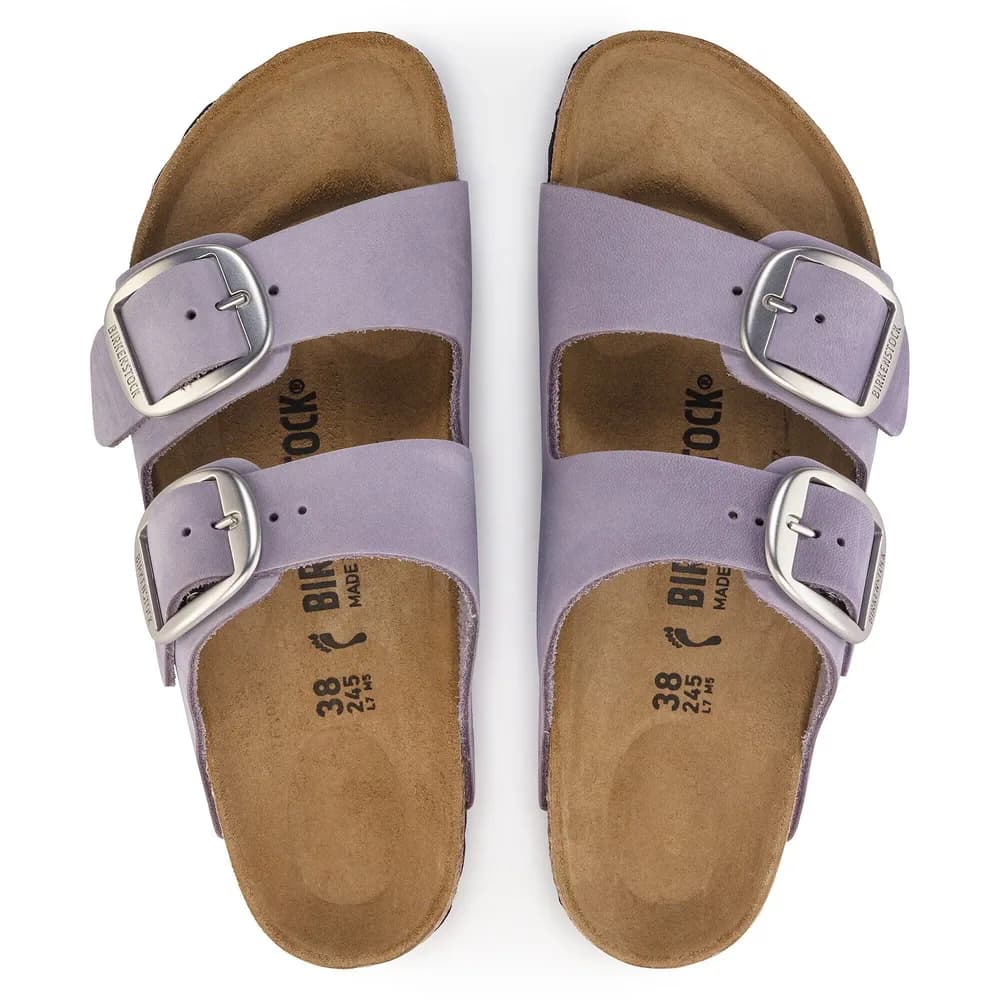 Arizona Big Buckle Nubuck Leather Purple Fog