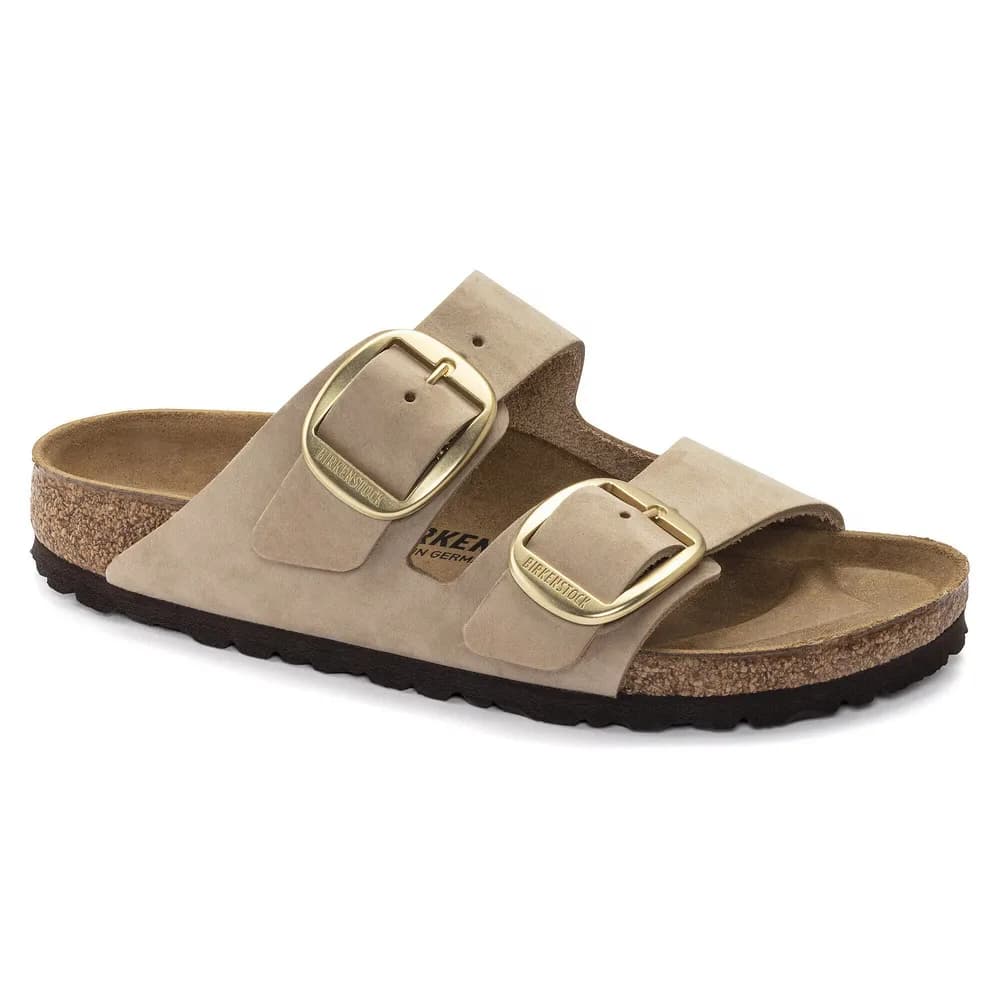 Arizona Big Buckle Nubuck Leather Burnt Orange