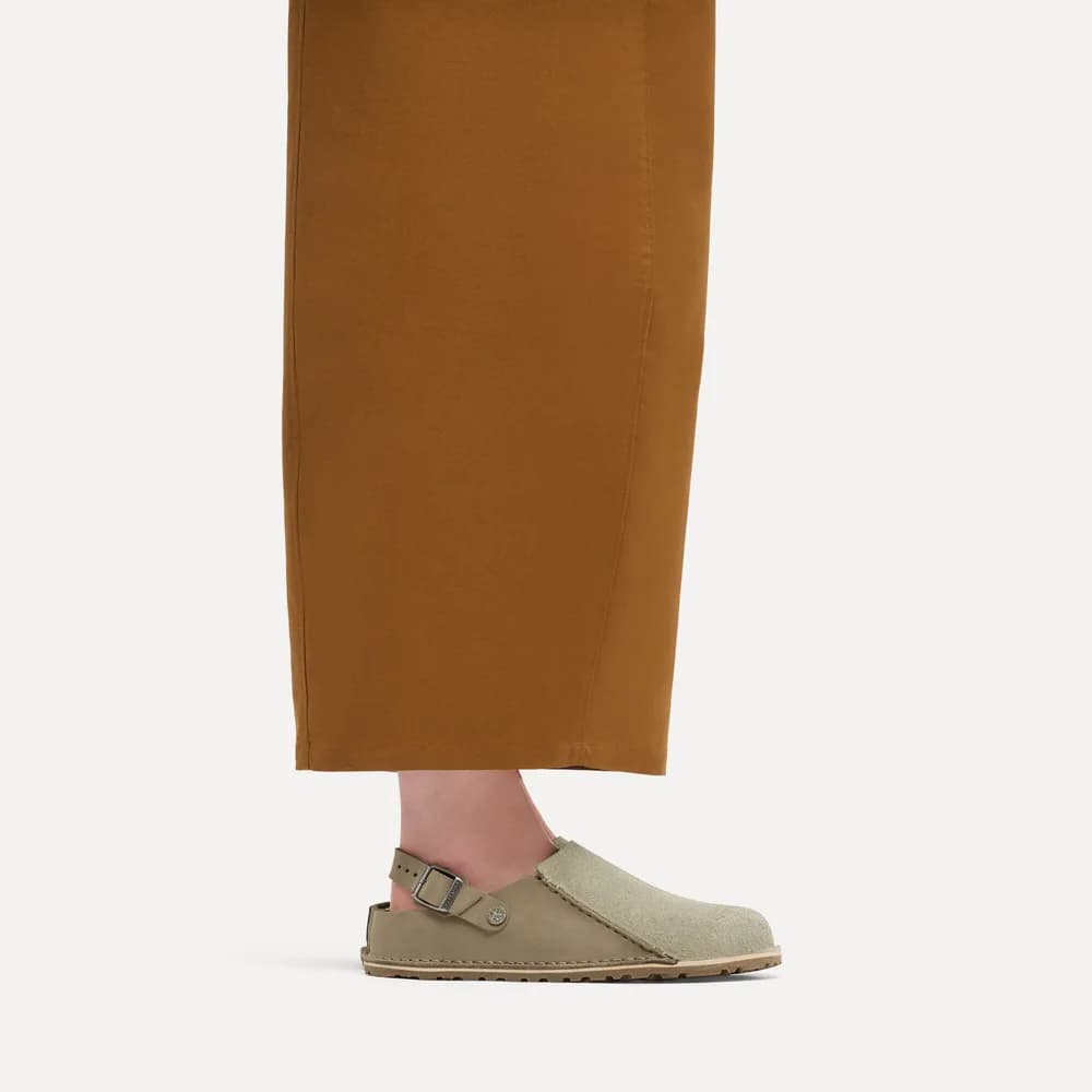 Lutry Premium Shearling Nubuck Leather/Suede Taupe