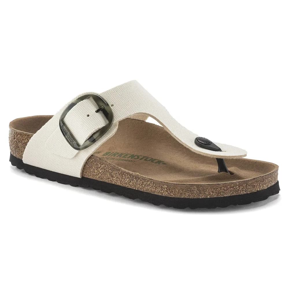Gizeh Vegan Big Buckle Textile Faded Khaki