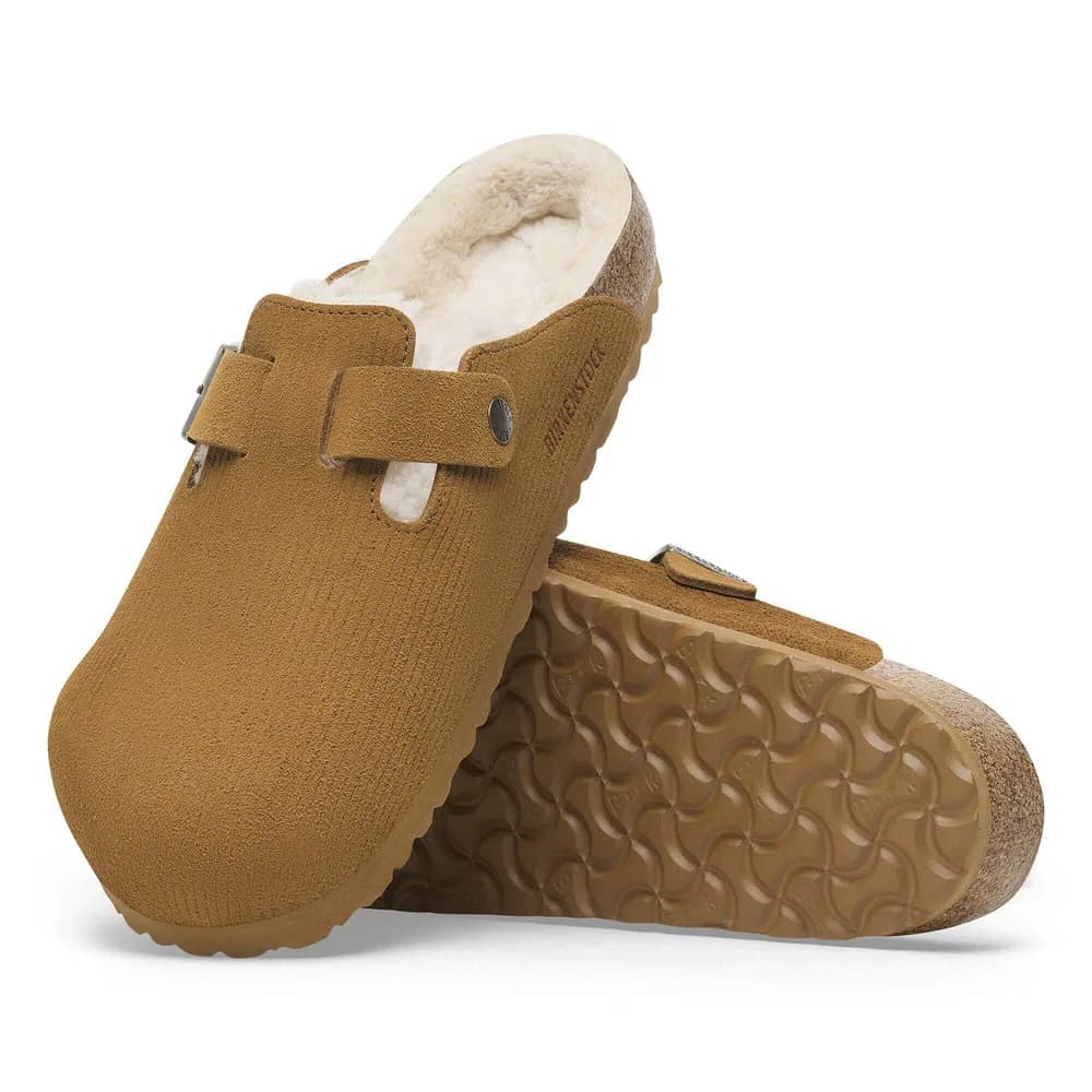 Boston VL Corduroy Teddy Shearling Suede Leather/Fur
