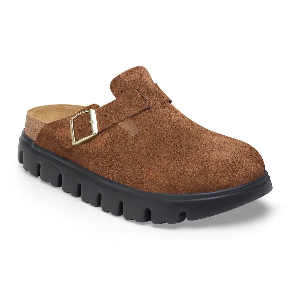 Boston Chunky Suede Leather Berry Crush