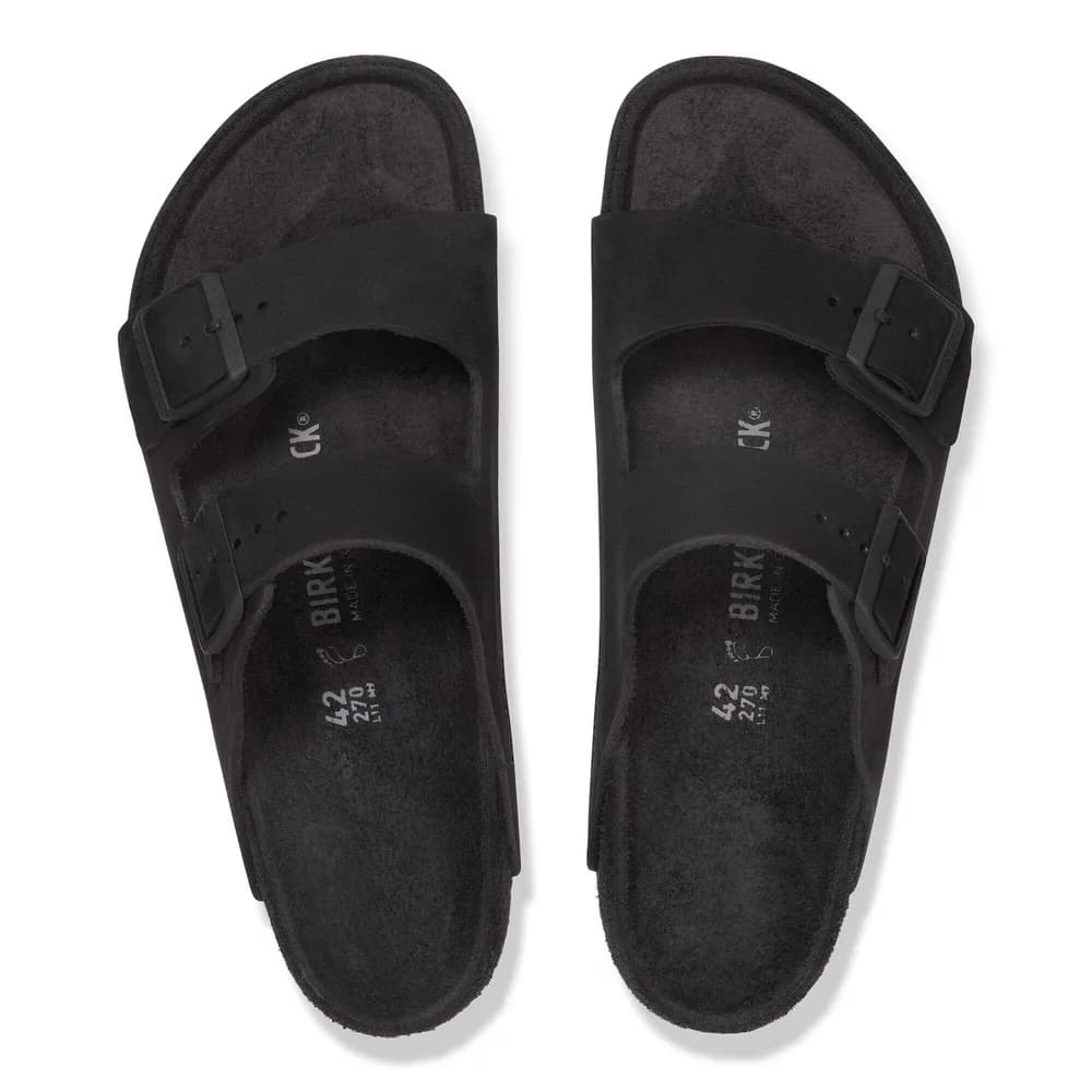 Arizona Nubuck Leather Black