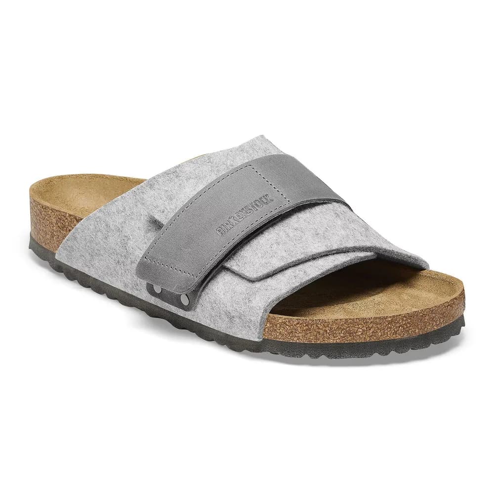 Kyoto Leather/Textile/Felt Light Gray