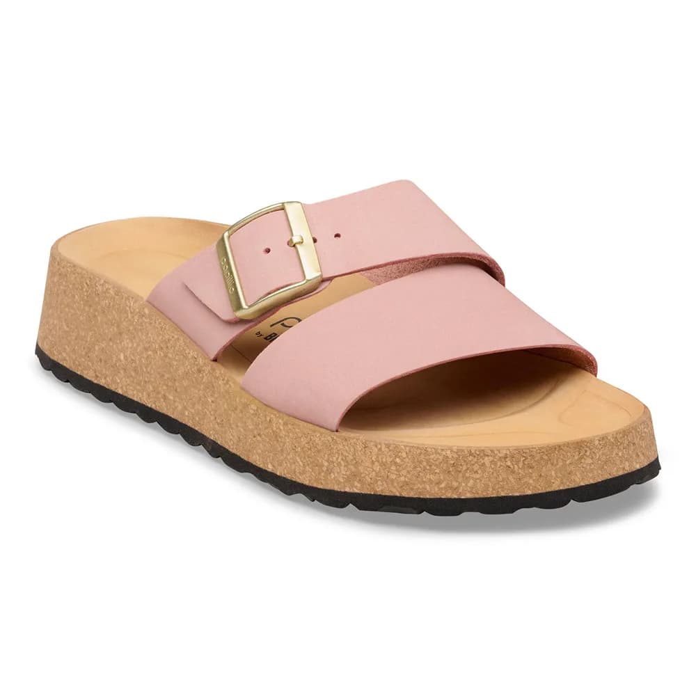 Almina Nubuck Leather Pecan