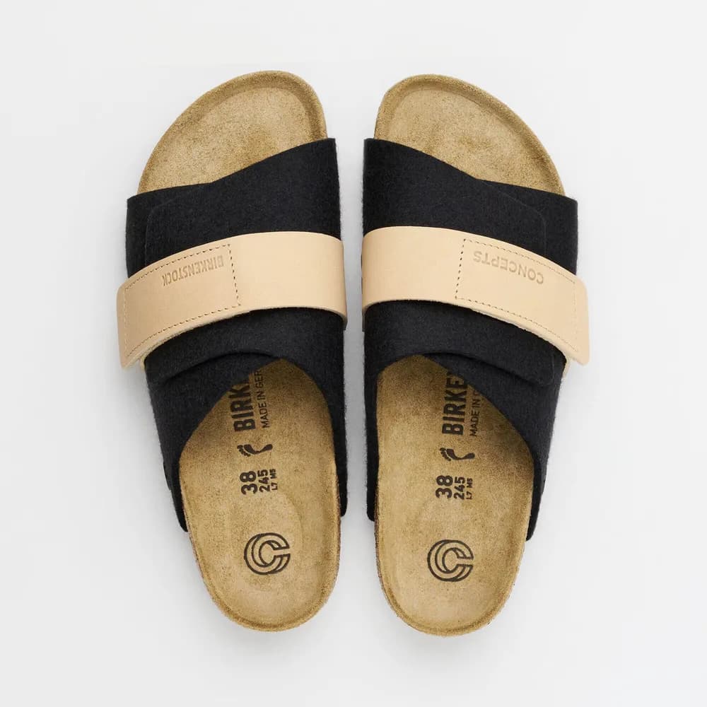 Kyoto Leather/Textile/Felt Light Gray